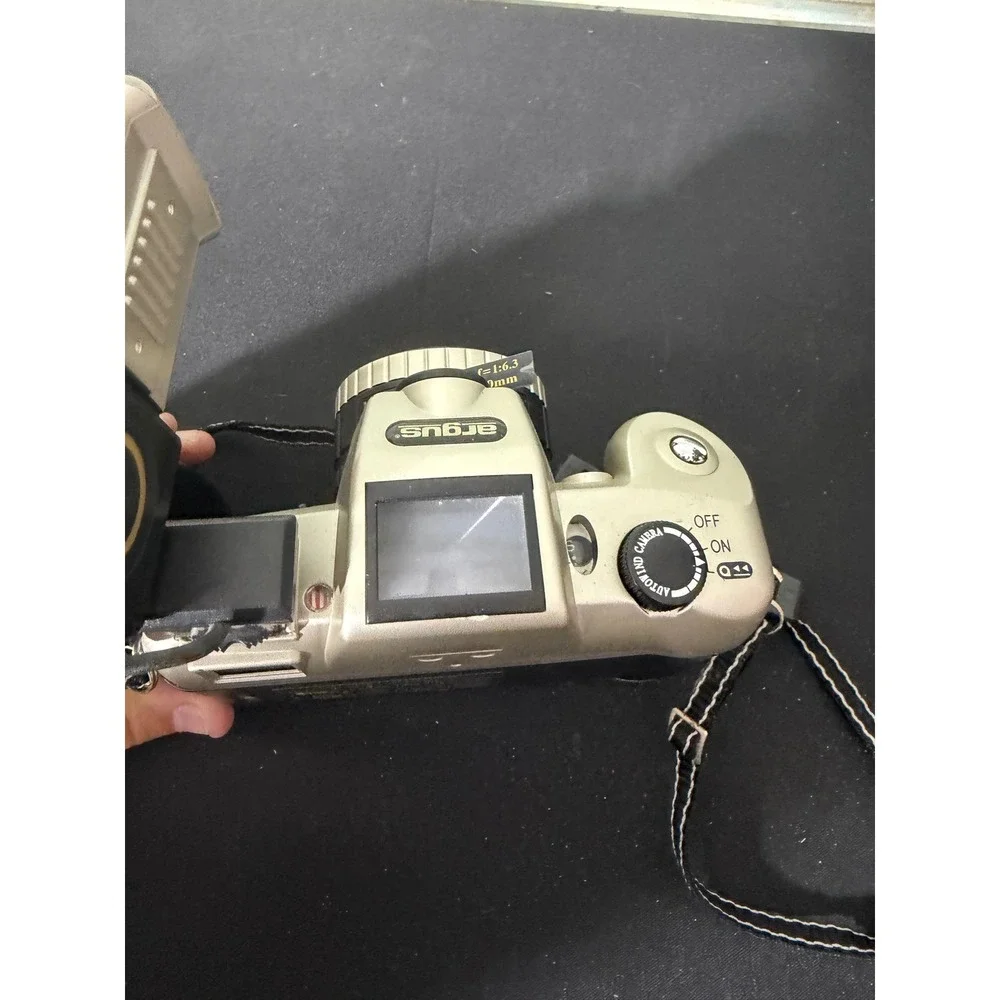 Argus BBC-1000 35mm Film Camera Champagne Black Good Focus Free Motor Drive